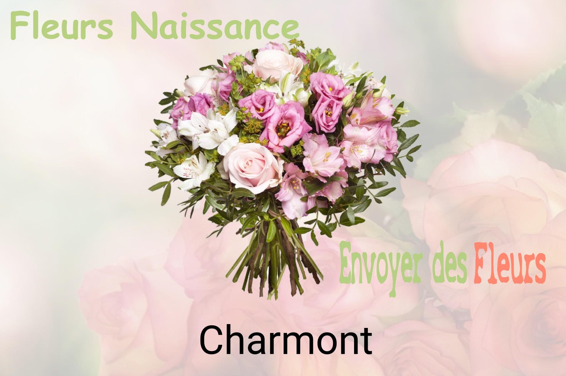 Bouquet de fleurs de naissance livré à Charmont